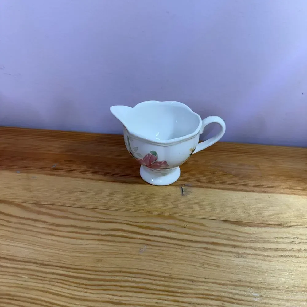 Lenox Butterfly Meadow 3 Pc Tea Set Teapot Creamer Sugar Bowl Floral